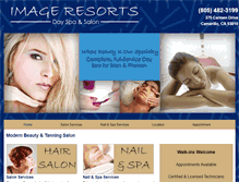 Tablet Screenshot of imageresortsdayspa.com